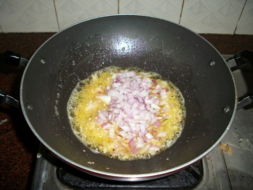 add onions for making Chicken Tikka Masala Recipe