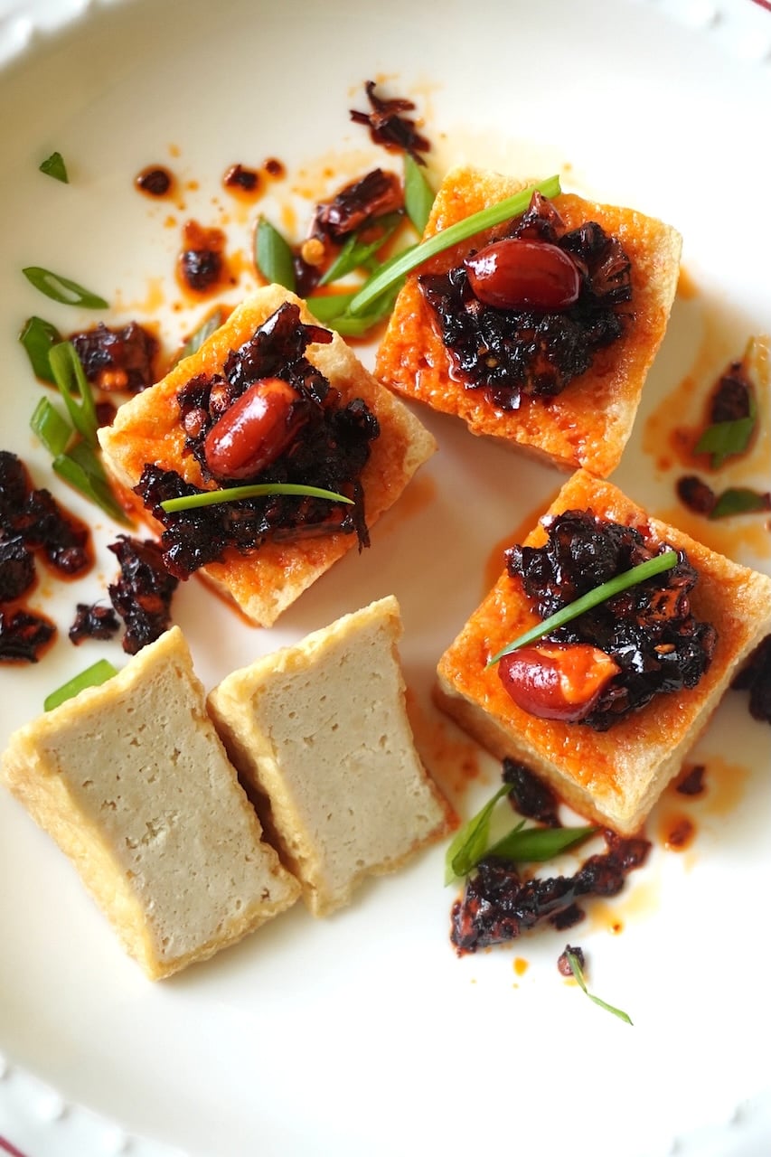 Fried Tofu with Chilli Oil Recipe Fried Tofu with Chilli Oil Recipe