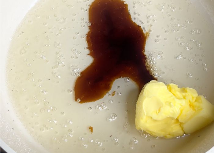 add butter vanilla