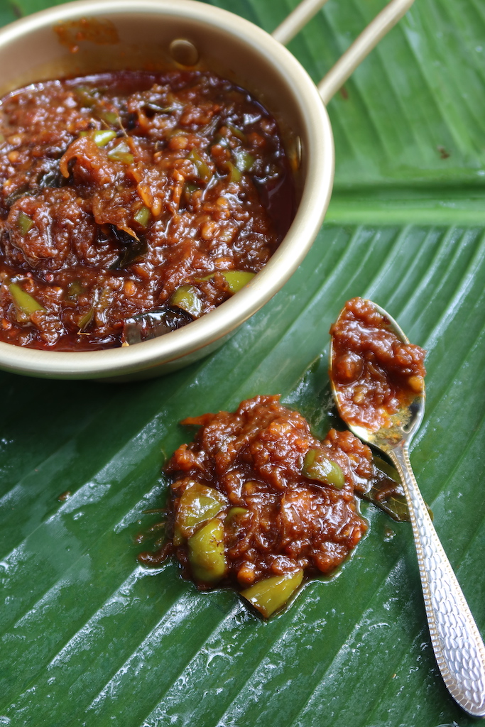 a spoon of inji puli