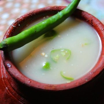 Instant Bajra Porridge Recipe   Kambu Koozh Recipe  Pearl millet  - 73