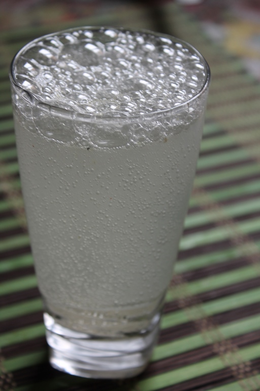 cold lemon soda