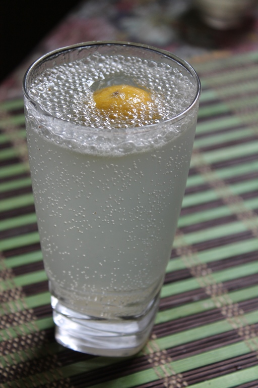 refreshing lemon soda