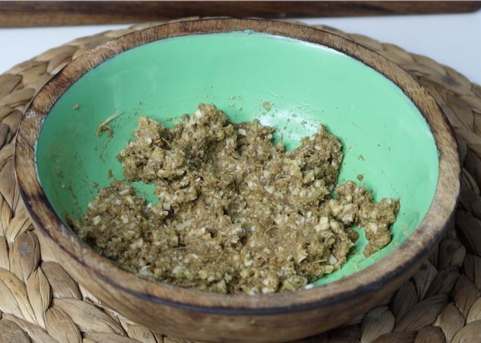 mash cheese with spices