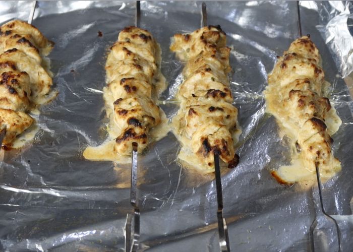 baked Murgh Malai Kebab Recipe
