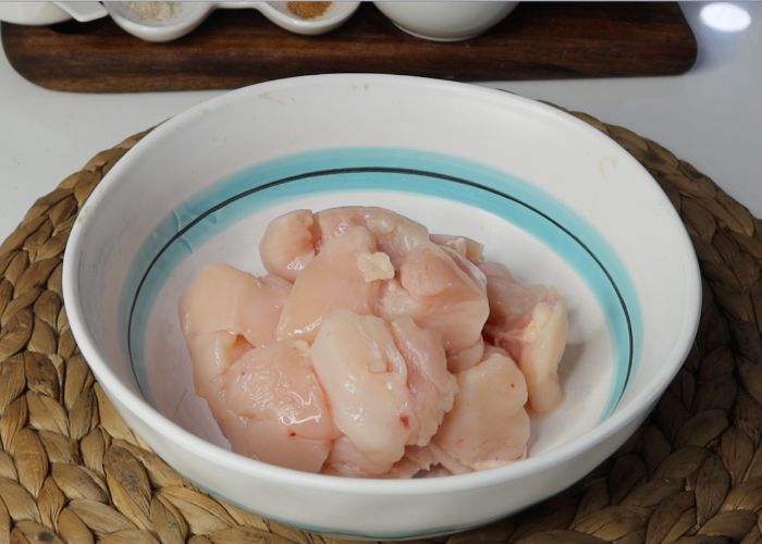 chicken breast in a bowl