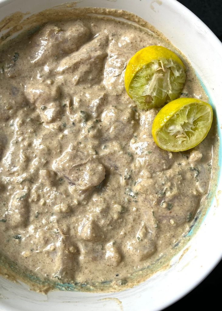 Murgh Malai Kebab marinade