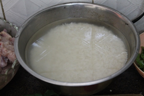 soak basmati rice in water