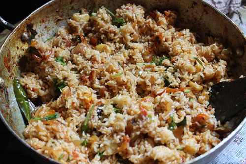 tomato rice is ready