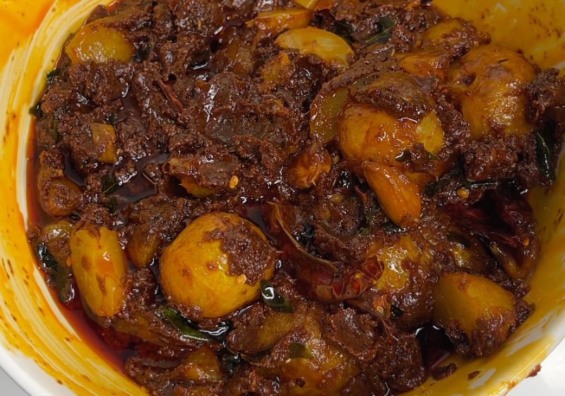 Andhra Amla Pickle | Usirikaya Pachadi in bowl