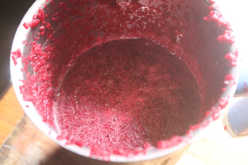 beetroots pureed 