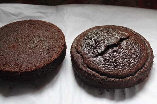 chocolate cake baked