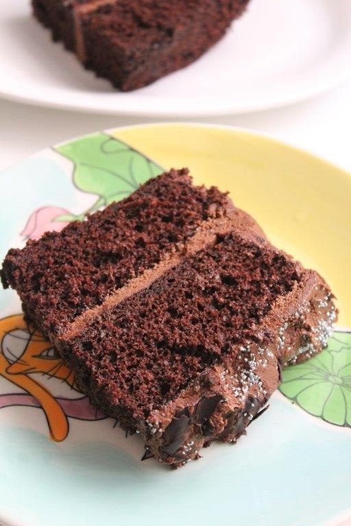 Chocolate Cake with Chocolate Buttercream