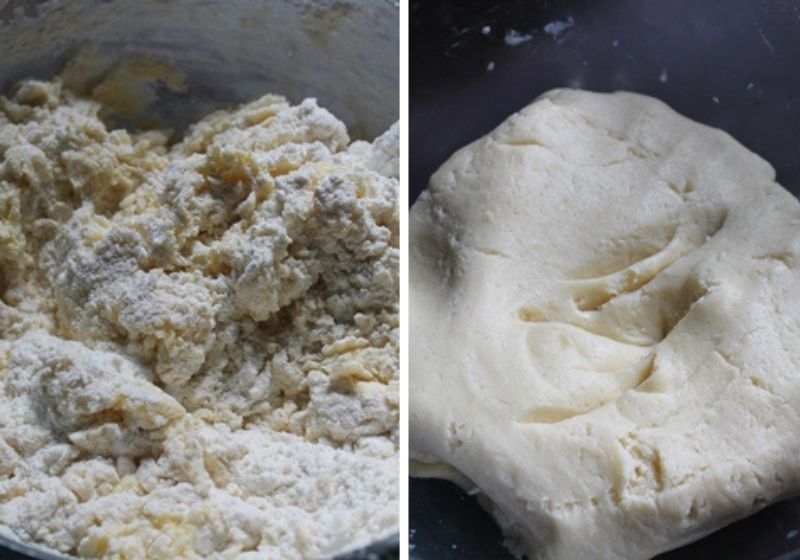 mix well and make sugar cookie dough