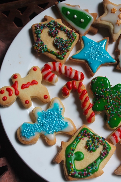 sugar cookies for Christmas