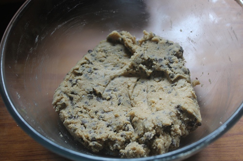 Eggless Chocolate Chip Cookie dough