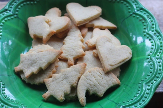 eggless sugar cookies in a plate