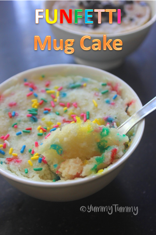 Funfetti Birthday Mug Cake 
