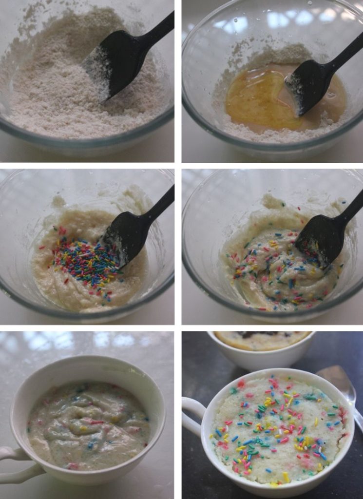how to make Funfetti Birthday Mug Cake Recipe