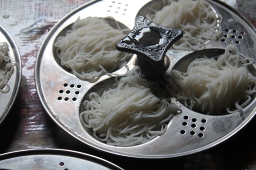 steamed idiyappam