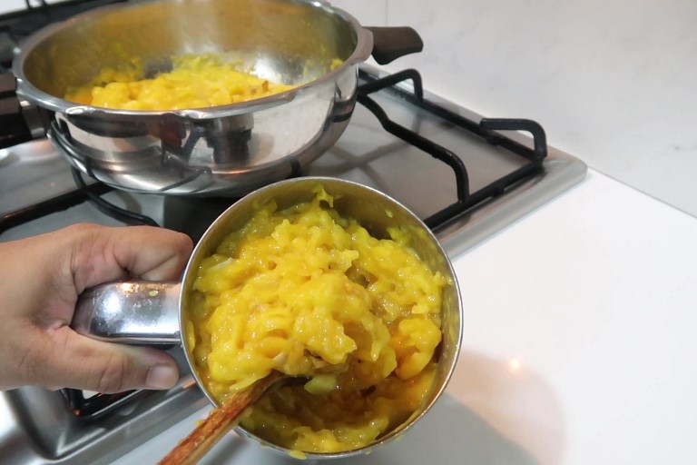 coarse jackfruit puree