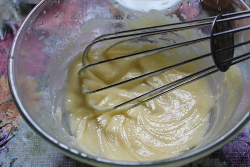 cream butter and sugar