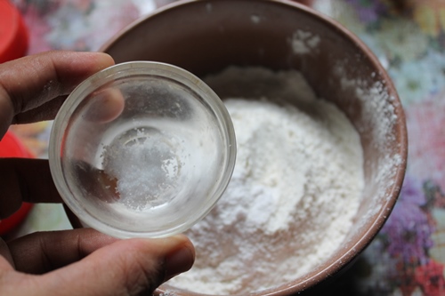 add salt to flour