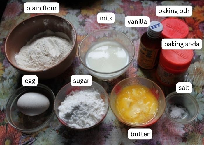 ingredients for lamingtons