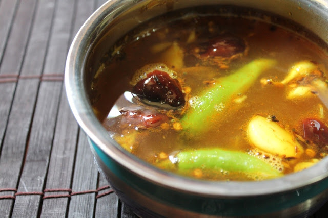 nimbu rasam piping hot