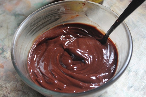 chocolate ganache ready 