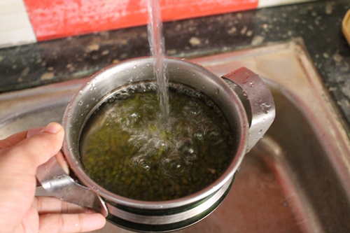 wash green gram