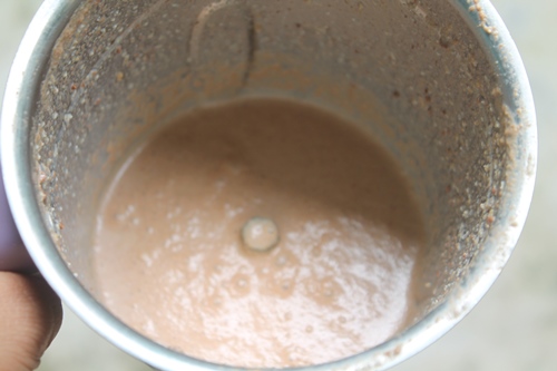 Oats Protein Shake blended