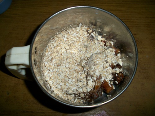 add roasted oats