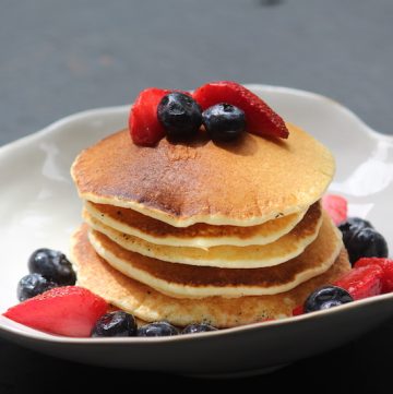 Banana Pancakes Recipe   Eggless Banana Pancakes Recipe - 18