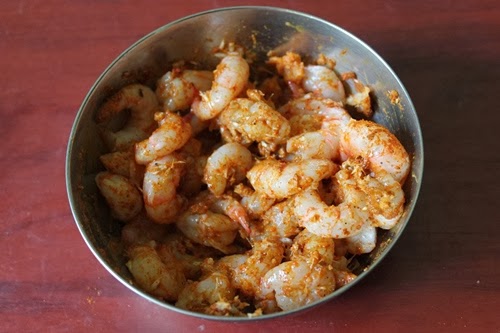 marinate prawns