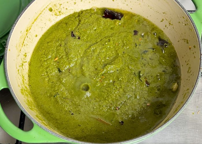 cook mint masala