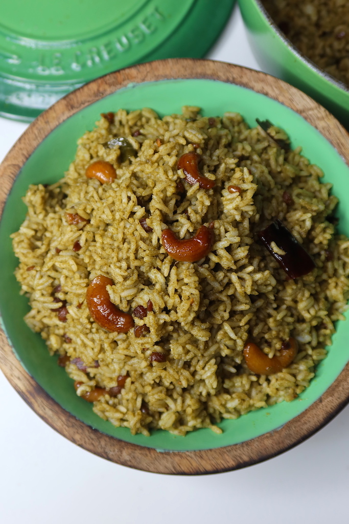 mint rice aka pudina rice