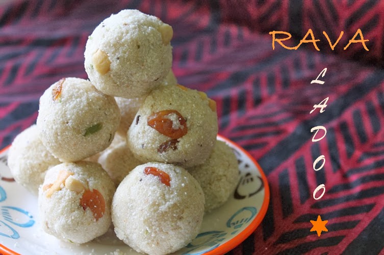 Rava Laddu Recipe (Rava Ladoo)