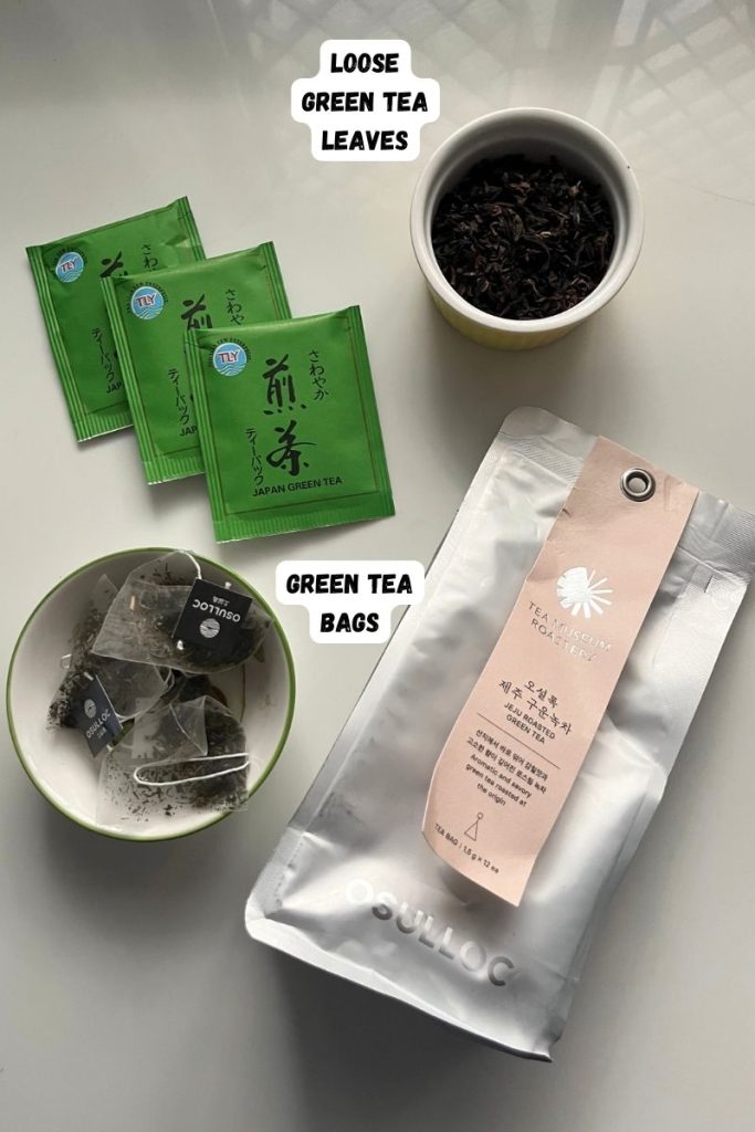 types of green tea