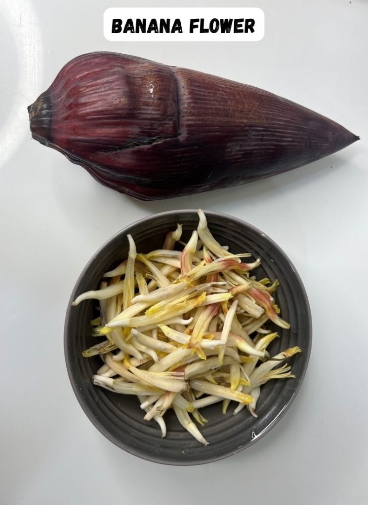 Vazhaipoo | banana flower cleaned