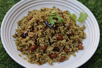 Coriander Rice Recipe | Cilantro Rice Recipe