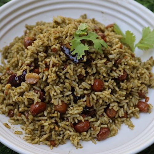 Coriander Rice Recipe | Cilantro Rice Recipe