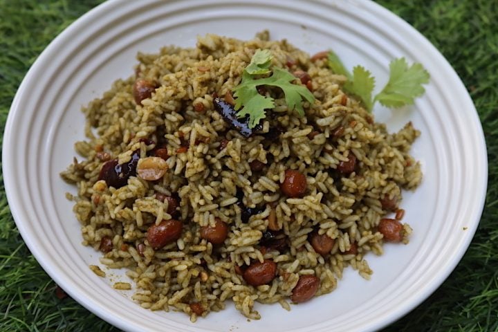 Coriander Rice Recipe | Cilantro Rice Recipe