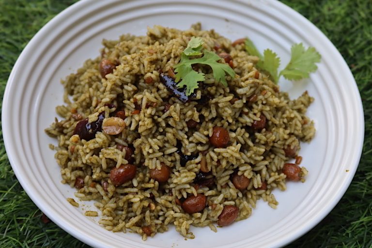 Coriander Rice Recipe | Cilantro Rice Recipe