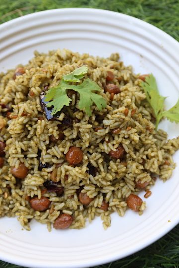 Coriander Rice Recipe | Cilantro Rice Recipe