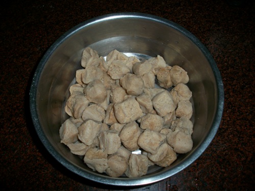 cooked soya chunks