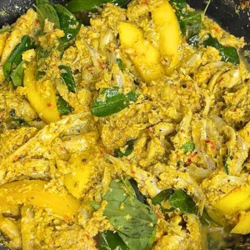 Meen Peera Recipe   Nethili Meen Avial Recipe - 74