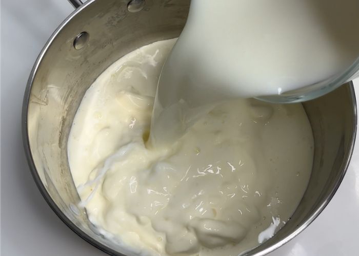add milk over cream for for making panna cotta