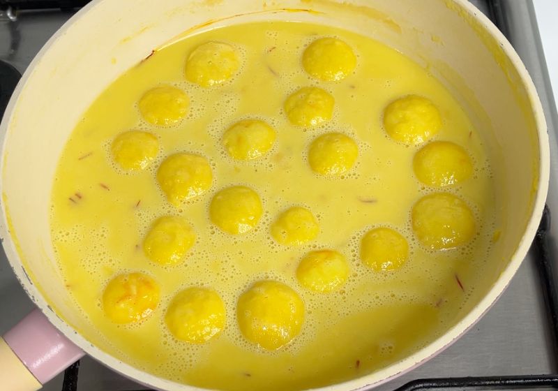 rasmalai thickened