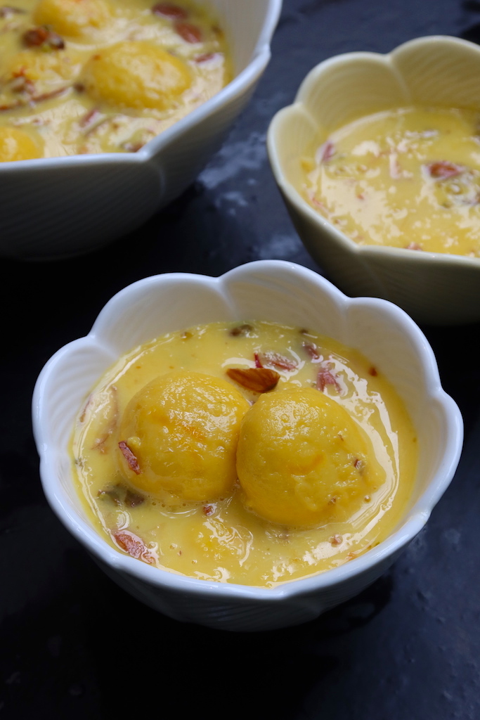 close look of rasmalai